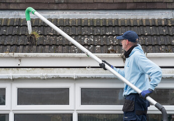 clogged gutter